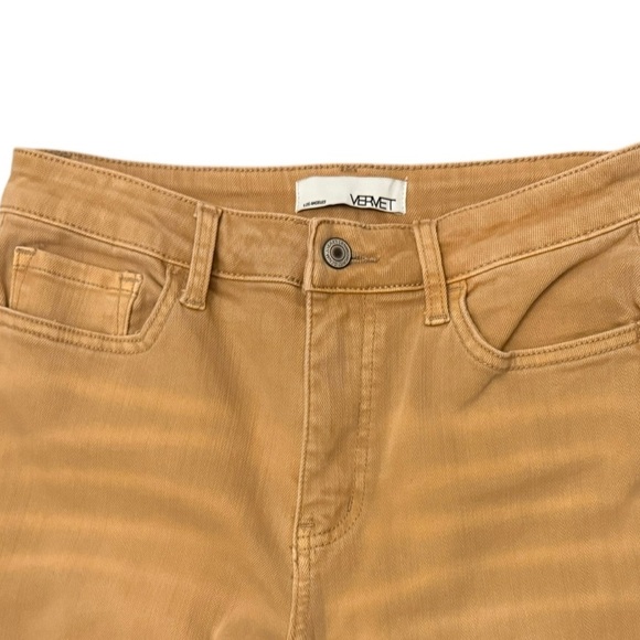 Vervet size 28 light mustard flare jeans in like-new condition 34 inseam - Picture 3 of 5